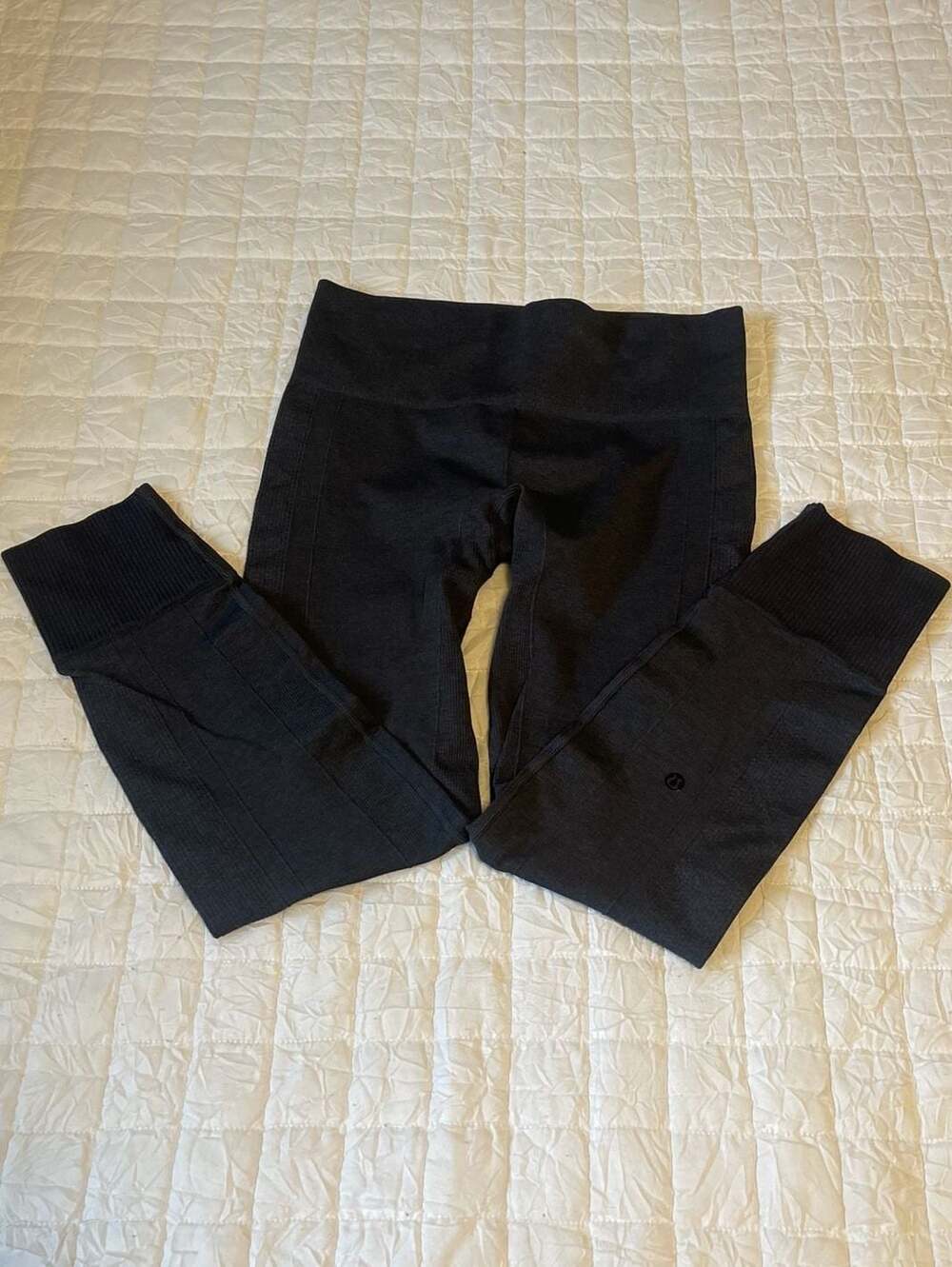 Lululemon Ebb to Street Tight Dark Gray Seamless Leggings